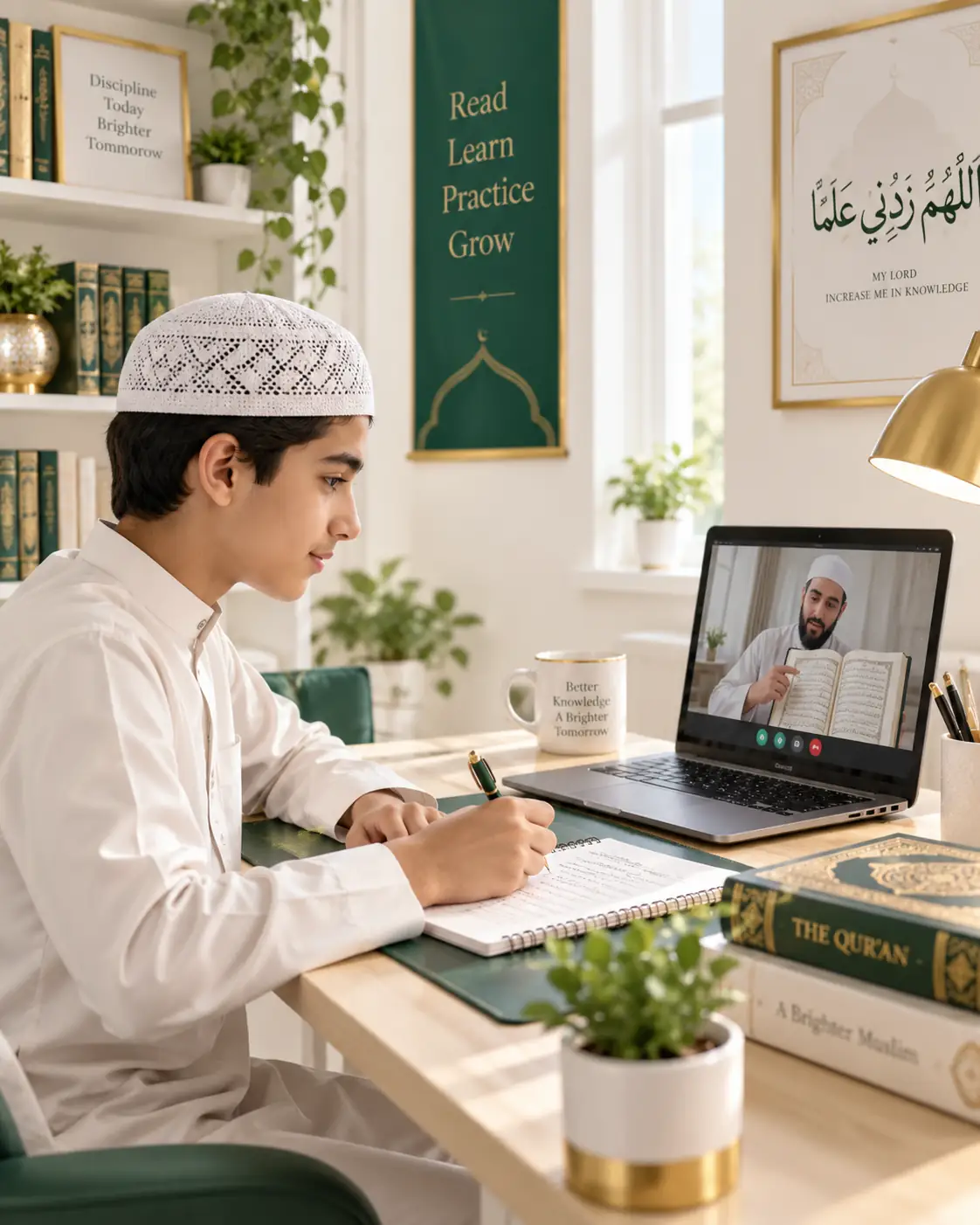 Cosa dovrebbe praticare un bambino tra una lezione di Corano online e l’altra?