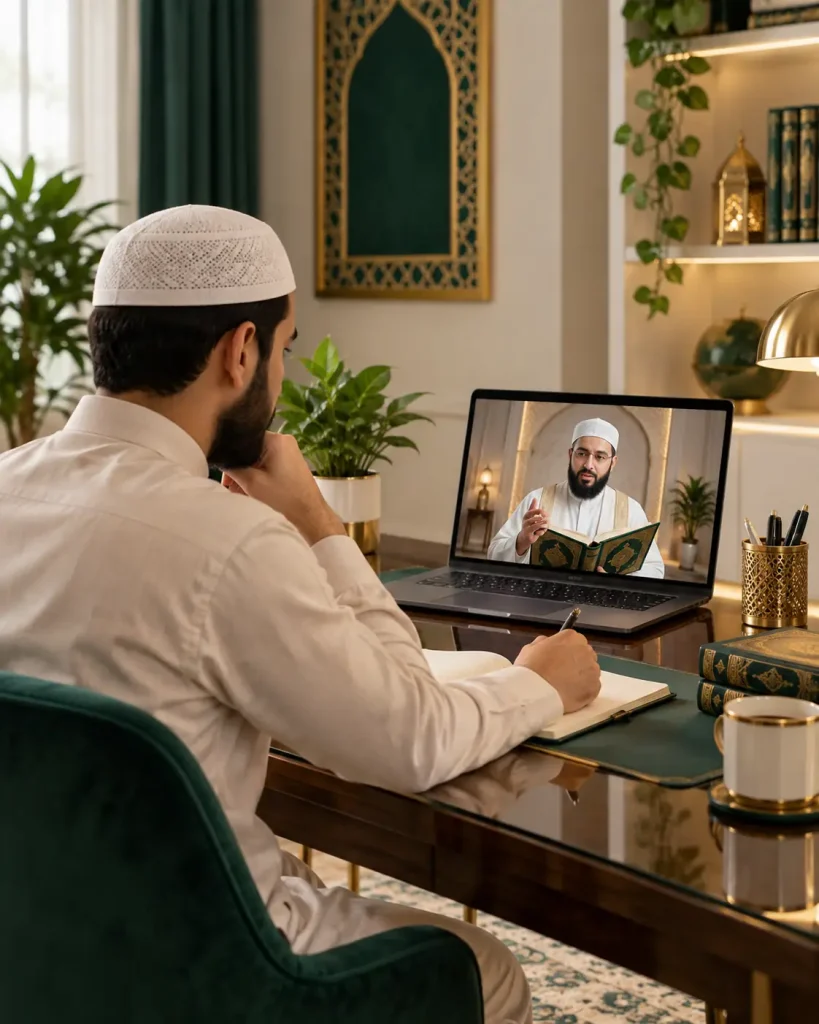 online_quran_lesson_in_an_elegant_study
